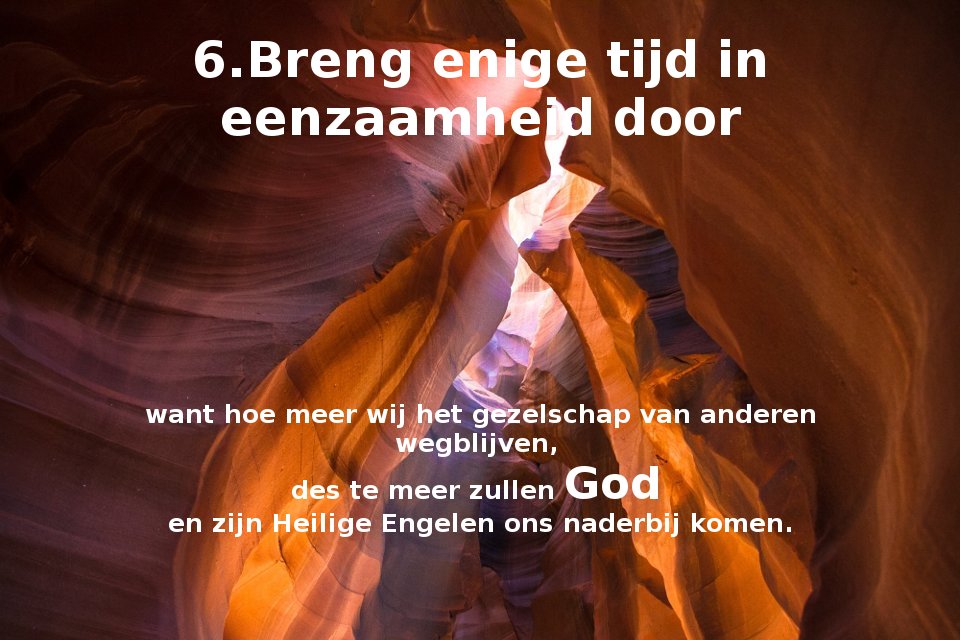 6. Alleen zijn