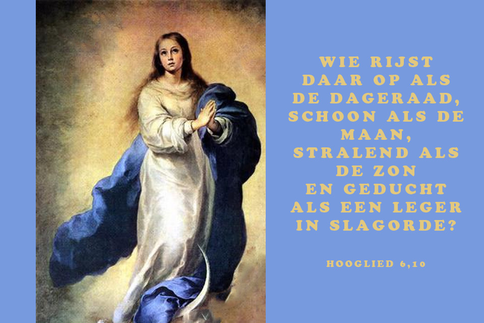 Maria, geducht als een leger in slagorde (1)