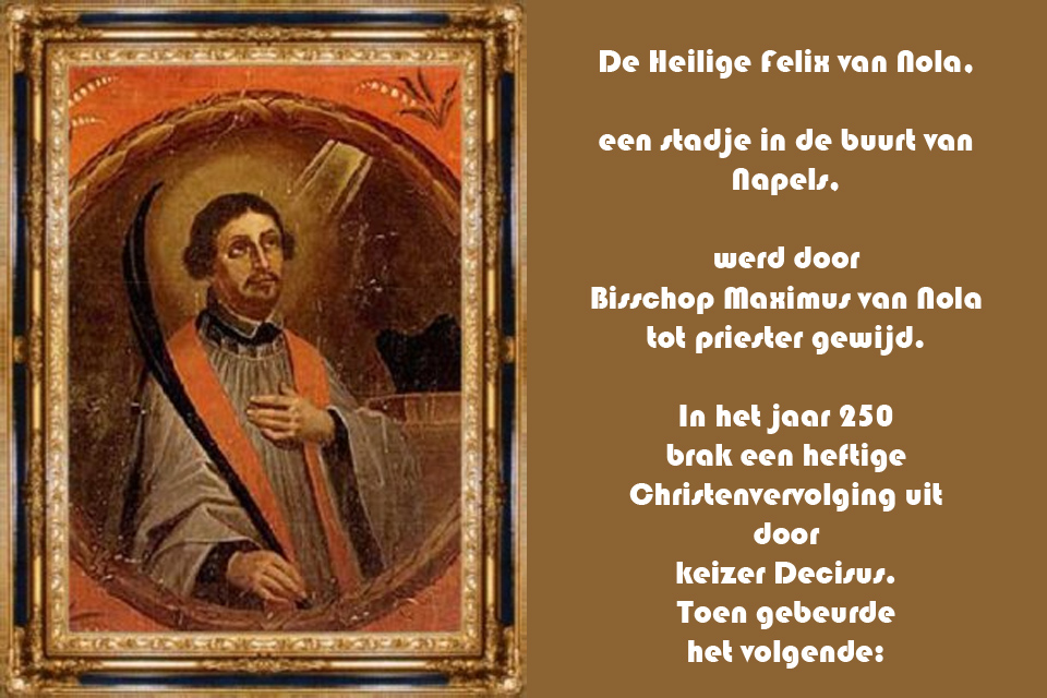 De H. Felix van Nola en de Engelen