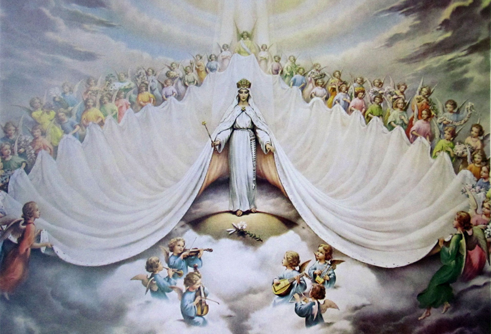De mantel van Maria